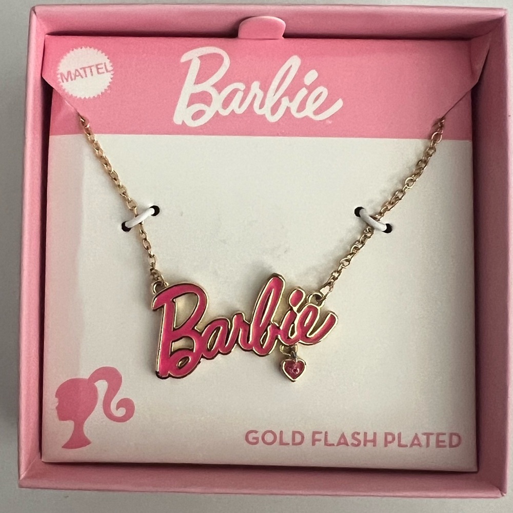 Mattel Barbie Gold Plate Necklace